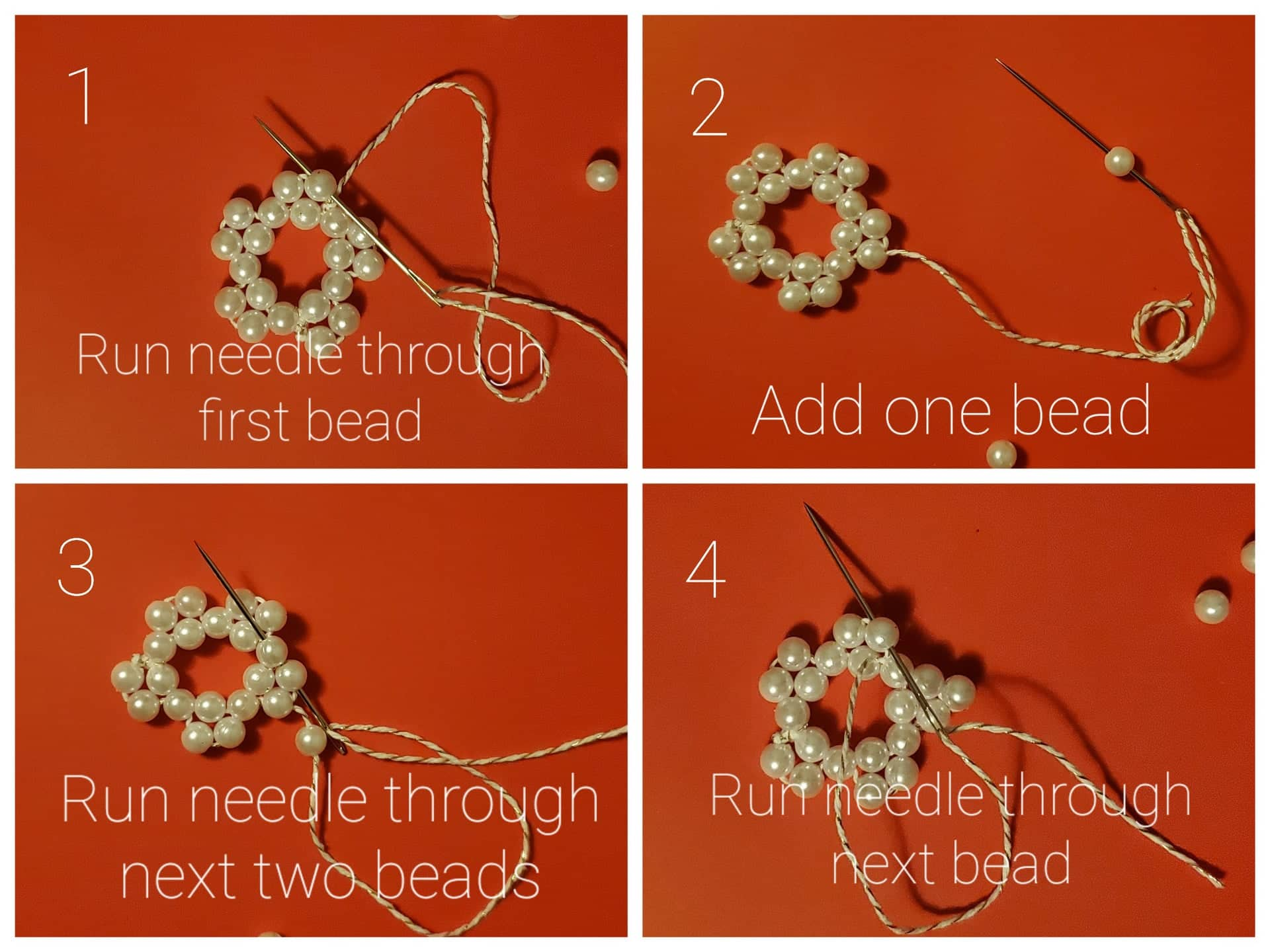 How To Make DIY Beaded Star Ornaments TenGemsDIY