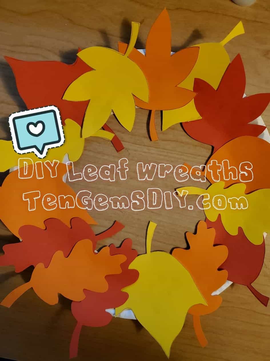 DIY Leaf Wreaths for Kids and Toddlers This Season