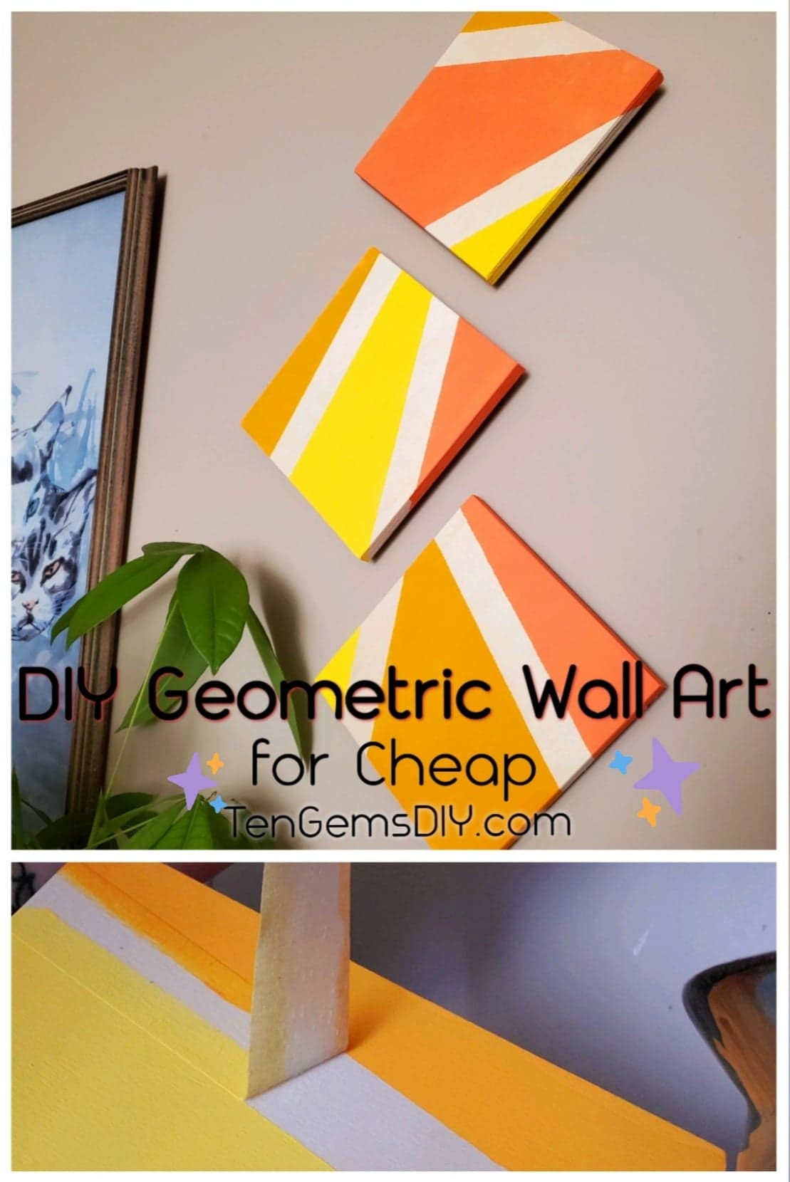 DIY Geometric Wall Art