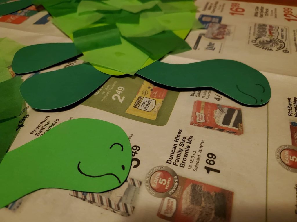 Tissue Paper Turtles