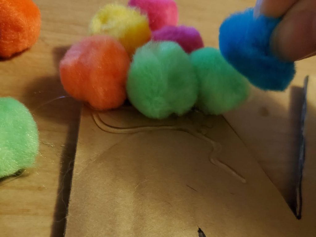 DIY Letter Decor with PomPoms