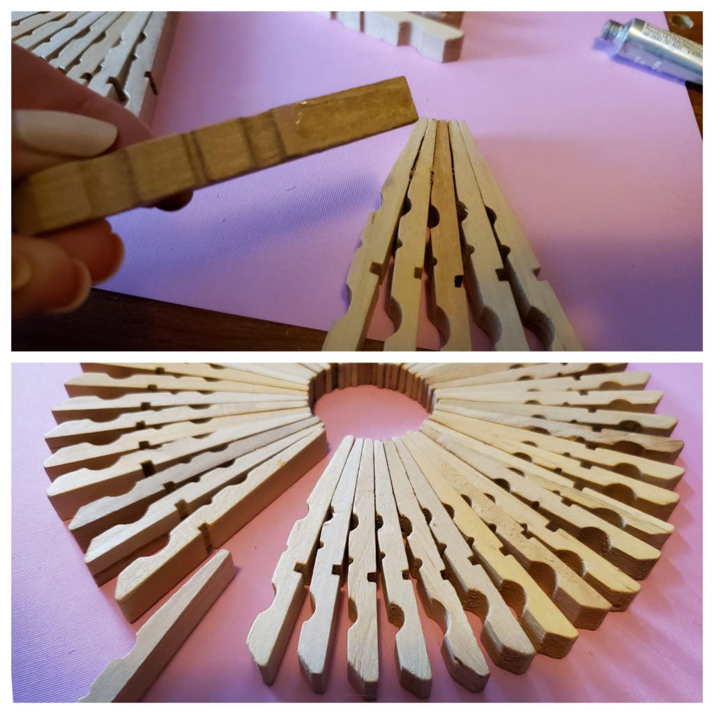 How to make clothespin potholders