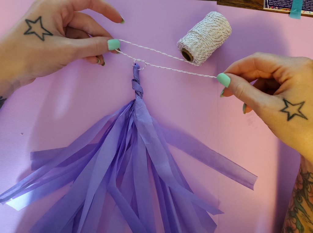 Easy DIY Tissue Paper Tassels