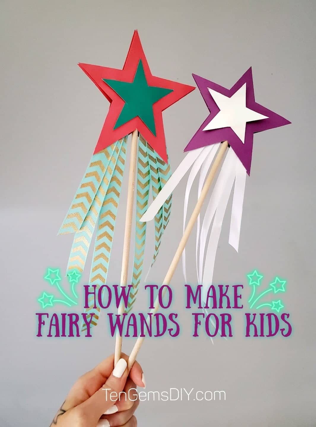 How To Make Fairy Wands For Kids