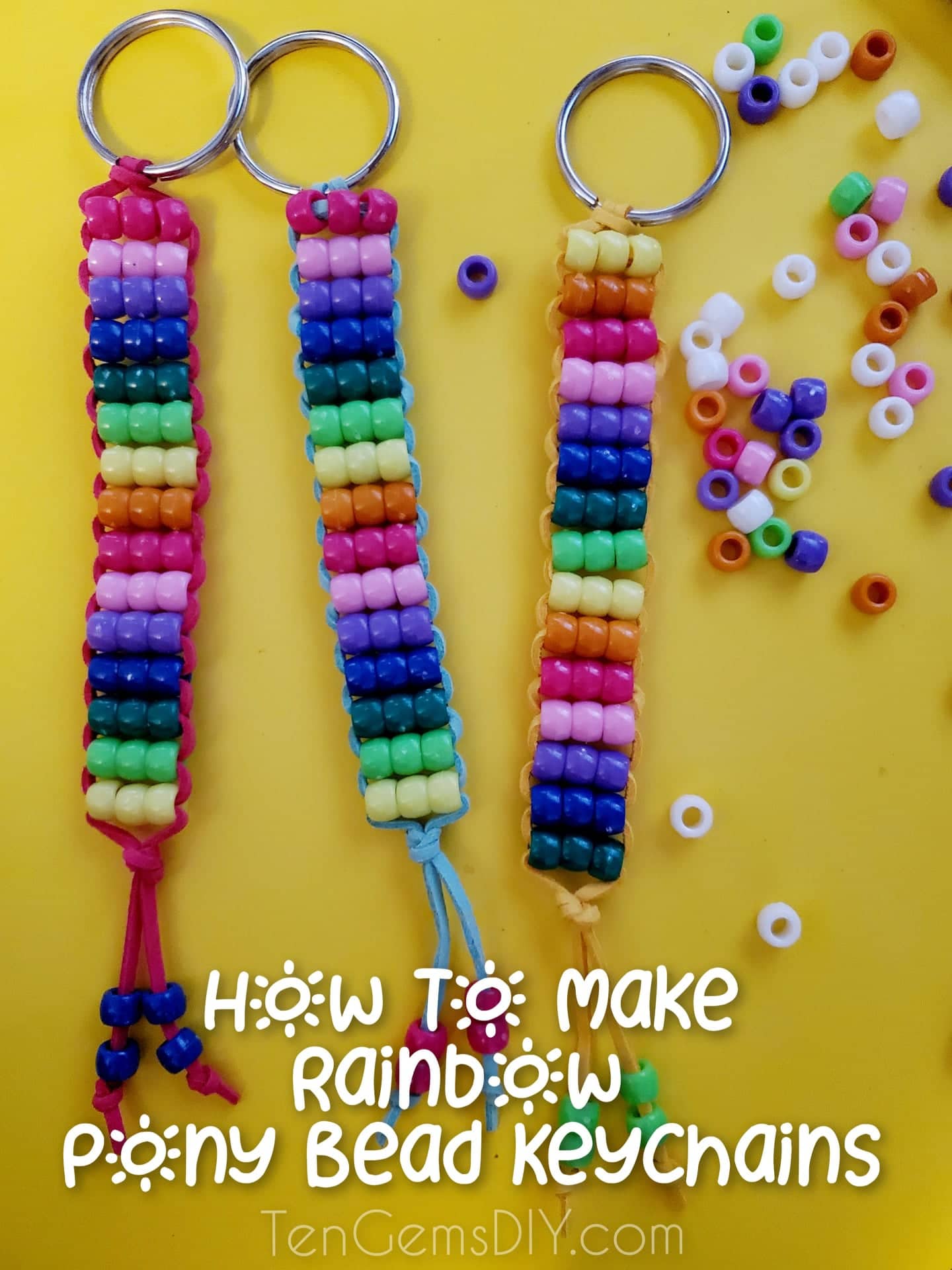 How to make A beaded keychain￼ 