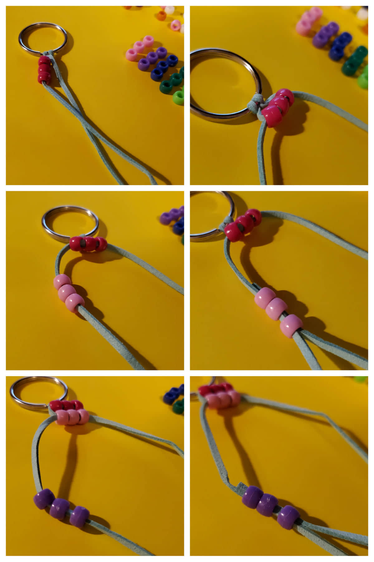 how-to-make-rainbow-pony-bead-keychains-tengemsdiy