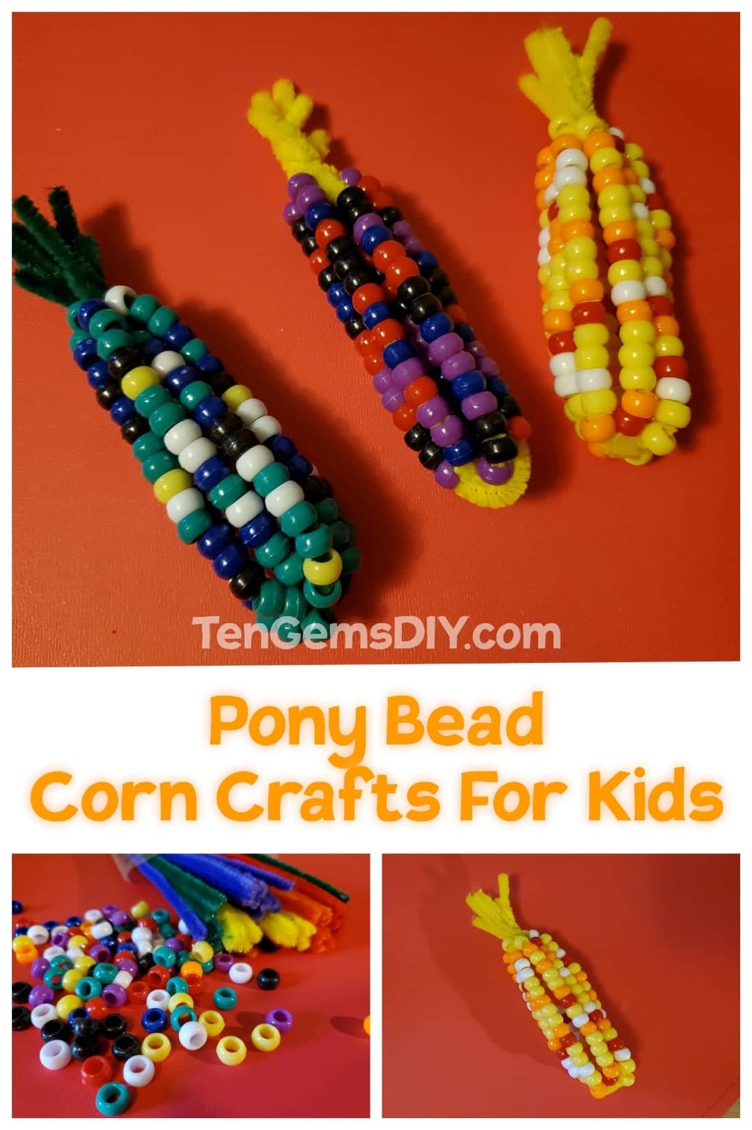 Pony Bead Corn Crafts For Kids